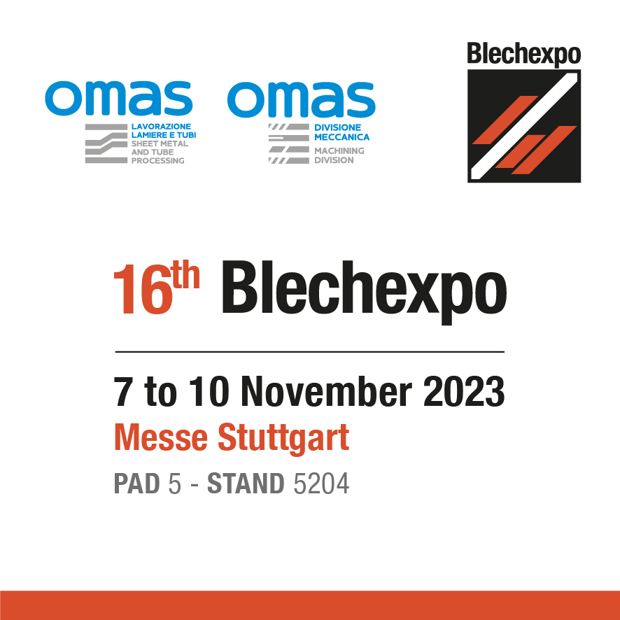 OMAS spa sarà presente al 16 BLECHEXPO di Stuttgard