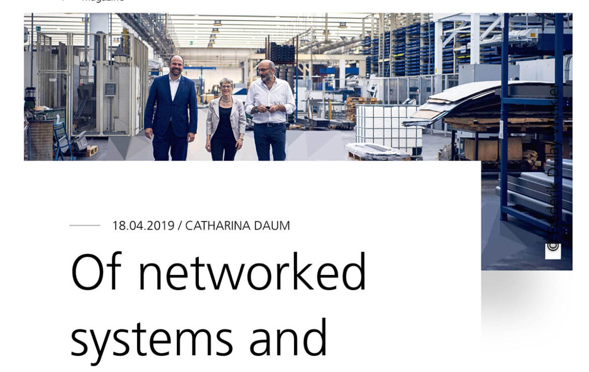 Of networked systems and robots