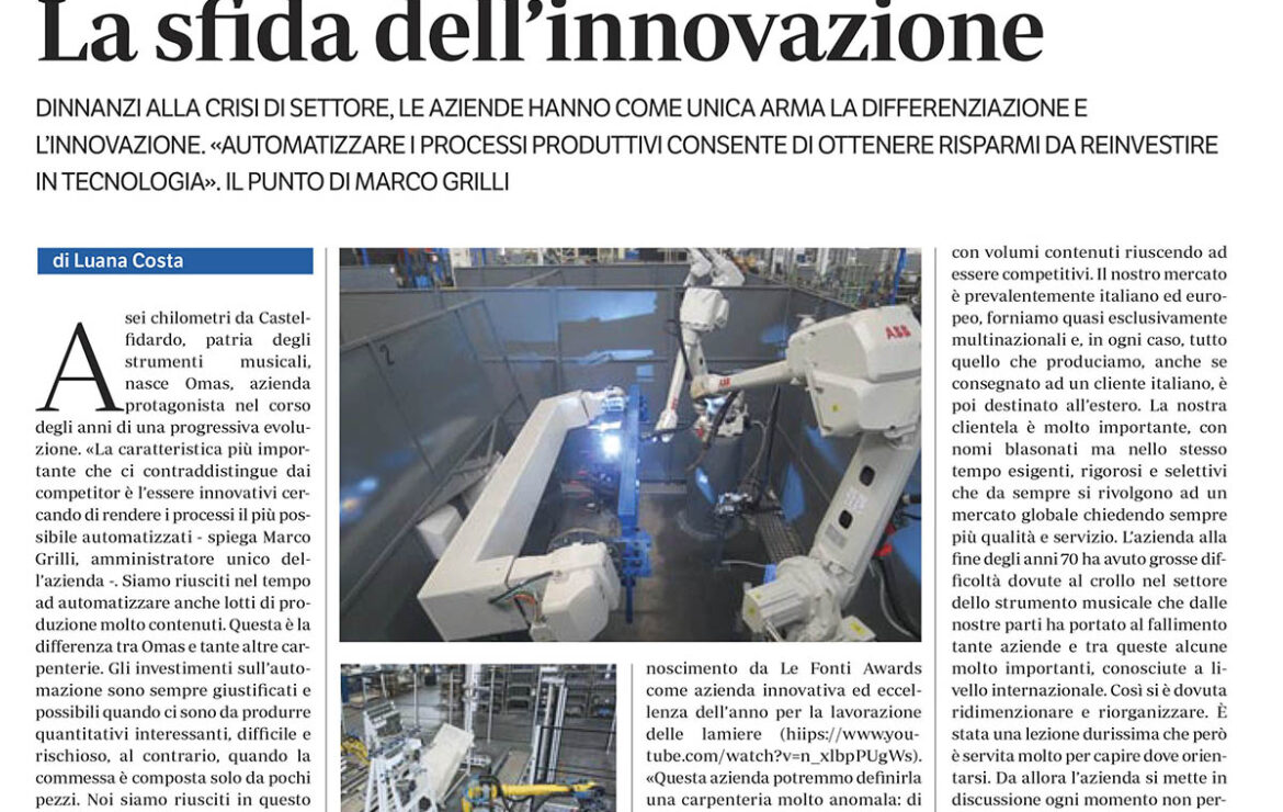 La sfida dell’innovazione – meccanica