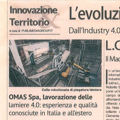 Omas Spa lavorazione delle lamiere 4.0 – Il Sole 24 ore