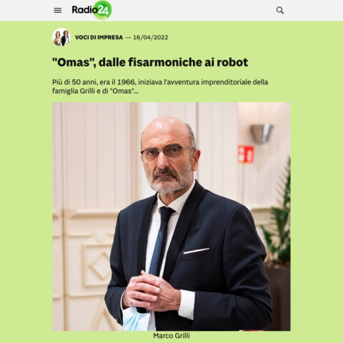 Omas, dalle fisarmoniche ai robot