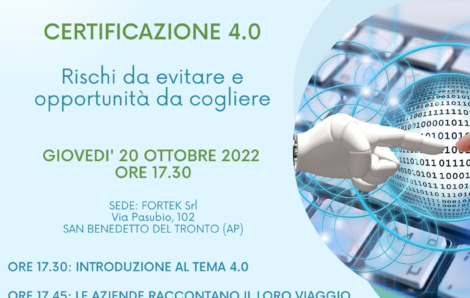 Certificazione 4.0. Rischi da evitare e opportunità da cogliere