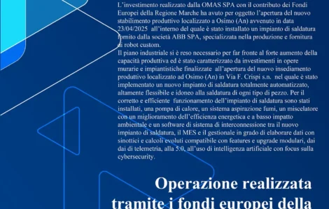 Nuovo Insediamento Produttivo OMAS S.p.A. a Osimo